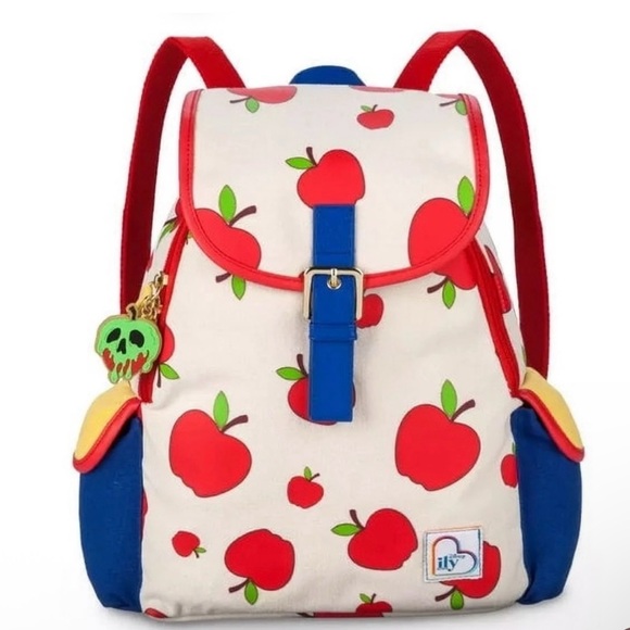 Disney Handbags - Disney ily Red and Green Apple Print Fabric